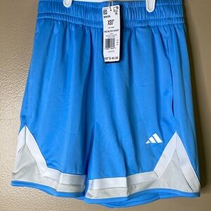 Adidas‎ Women's Sky Blue Athletic Shorts
